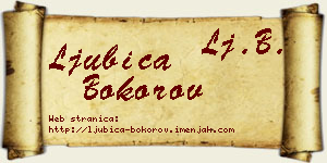 Ljubica Bokorov vizit kartica